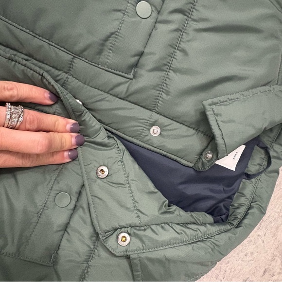 NEW | Free Assembly Green Puffer Shirt Jacket Ripstop Boys Size M / 8 - Picture 7 of 7
